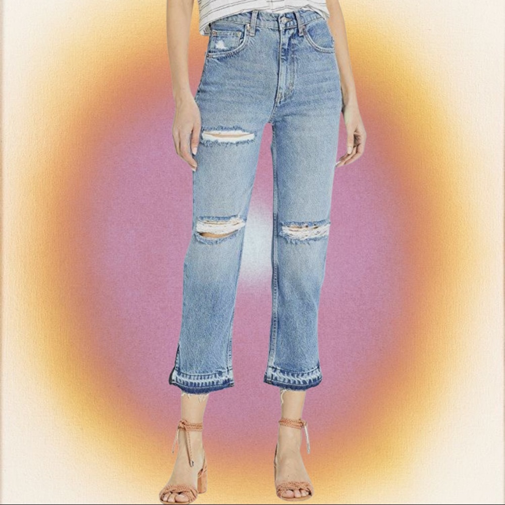 Free People Lita Distressed Jeans